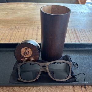 Polarized Bamboo Wood Sunglasses For Men & Women